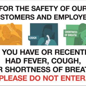 covid safe workplace sign
