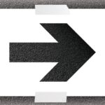 large arrow stencil