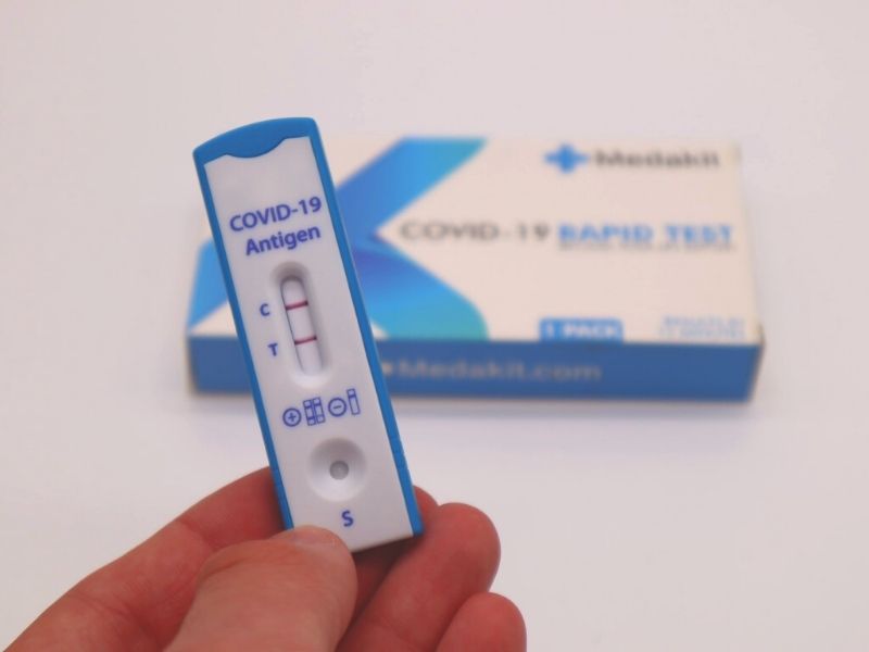 What is a lateral flow covid test