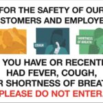 covid safety signs
