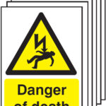 danger of death high voltage sign