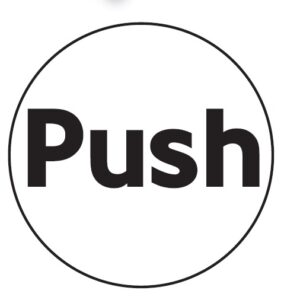 push sign