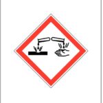 A5 Corrosive GHS Sign