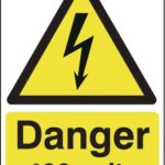400 volts danger signs