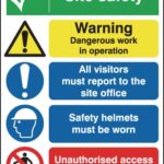 dangerous site safety board