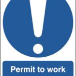 permit to work signs