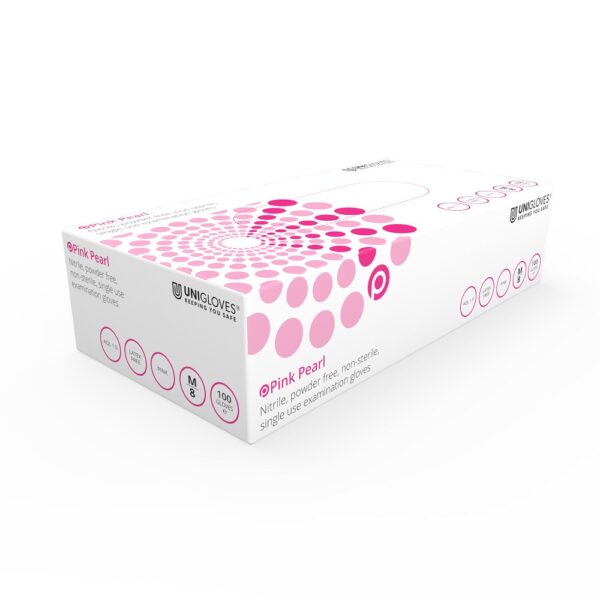 Pink Nitrile Gloves disposable pink gloves