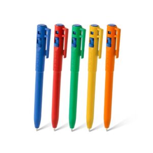 Metal Detectable Trace-It Retractable Pen - Blue Housing - Choice of Style & Ink Colour - Image 1