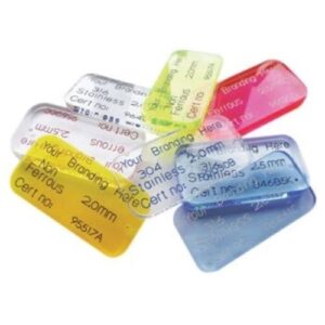 Detectable Test Cards - 80mm x 40mm x 5mm