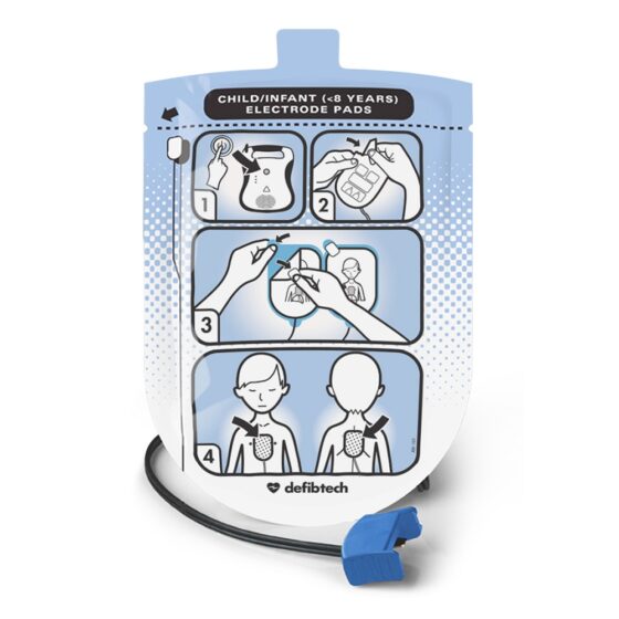 Defibtech Lifeline Paediatric Defibrillator Pads | Morsafe UK
