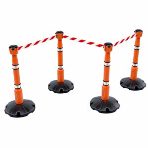 Skipper 27m Retractable Safety Barriers Kit - Choice of Colours