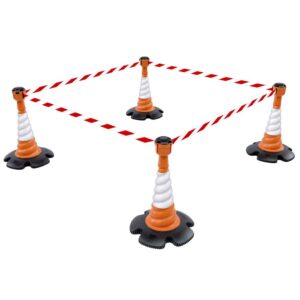 Skipper 36m Retractable Cone Barrier Kit - Choice of Colours