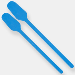 Blue Plastic Fingerstalls Size Large (10) - Image 1