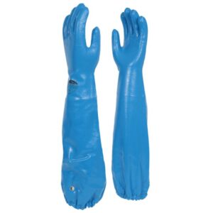 Chemical Resistant Gauntlets - Blue - 64CM