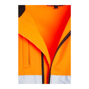 Orange High Visibility Softshell Jacket - Image 5