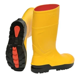 Berg Lightweight PU Safety Wellington, Yellow, Sizes 4-13